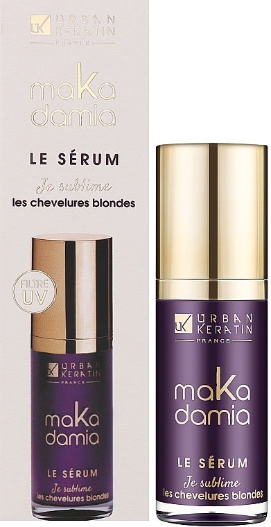 Серум для светлых натуральных и окрашенных волос - Urban Keratin Makadamia Serum — фото N2