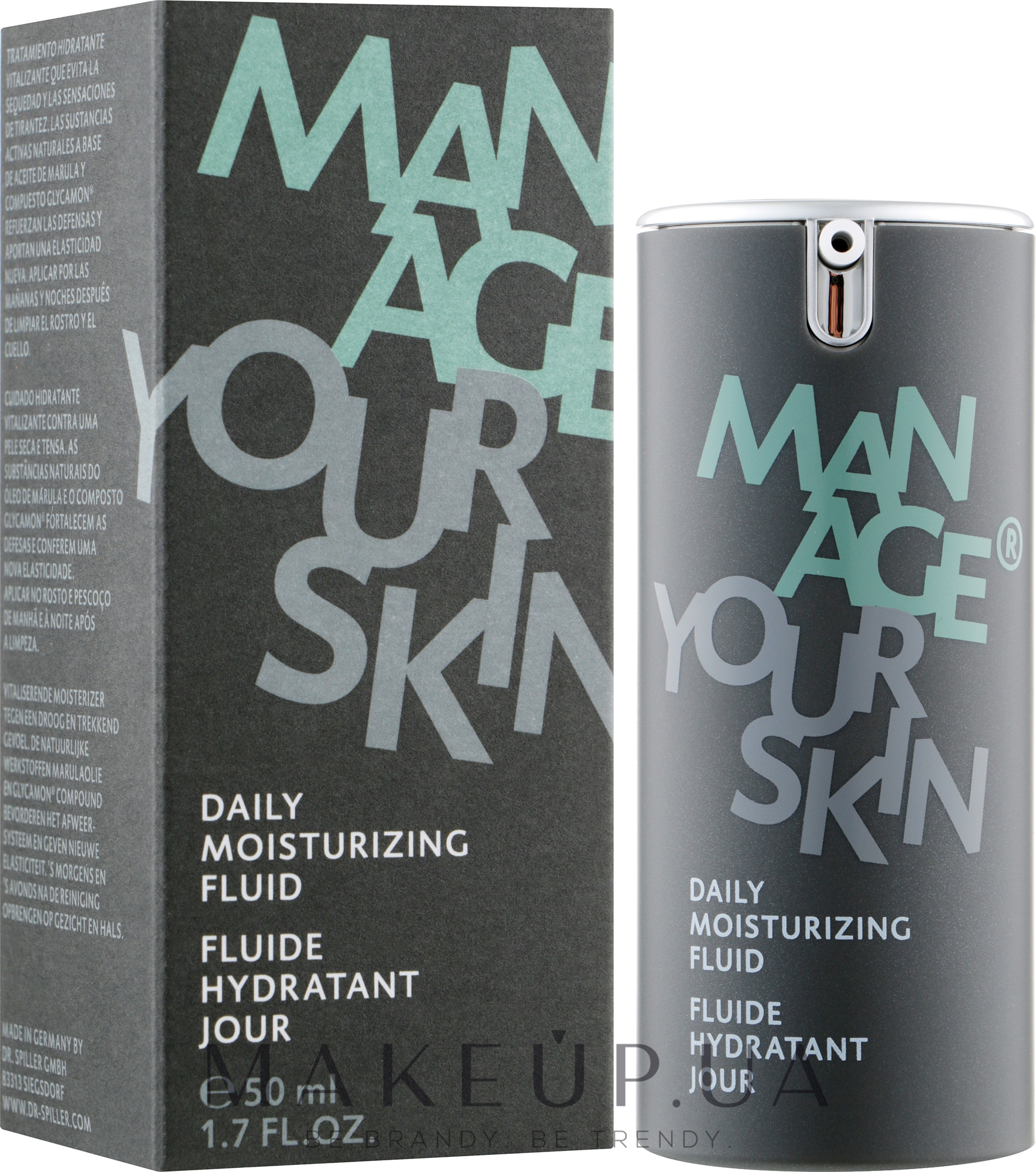 Сыворотка для ежедневного увлажнения - Manage Your Skin Daily Moisturizing Fluid — фото 50ml