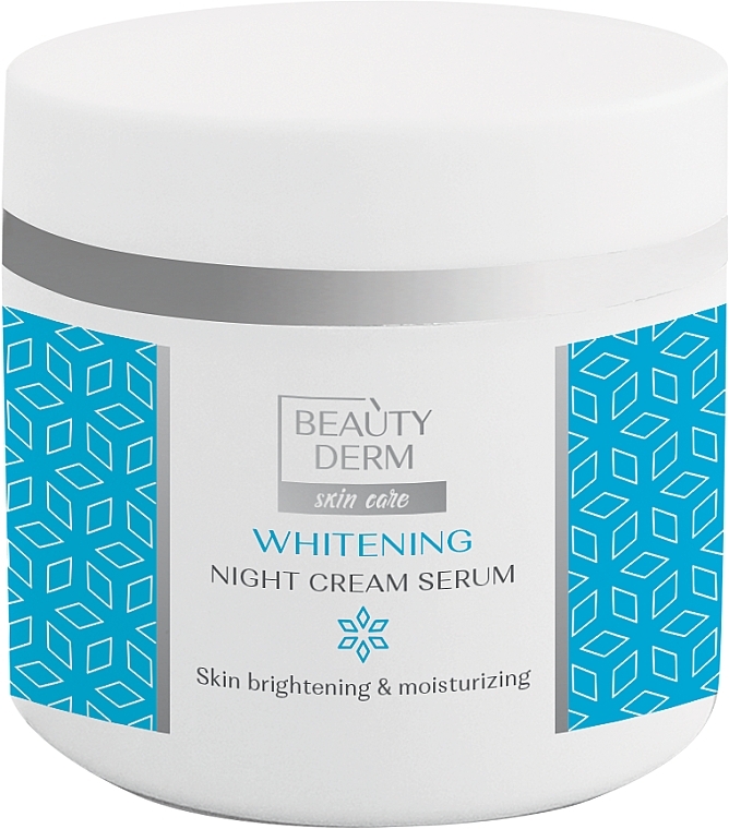 Крем для обличчя нічний - Beauty Derm Skin Care Whitening Night Cream Serum  — фото N1