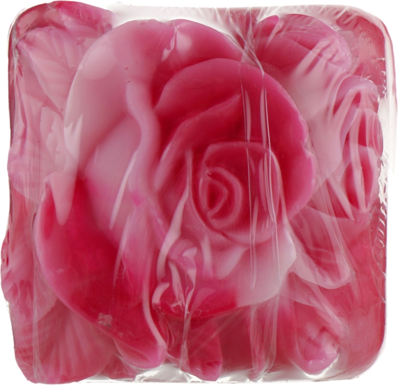 Глицериновое мыло "Роза", лилово-розовое - BioFresh Rose of Bulgaria Rose Glycerin Soap — фото N2