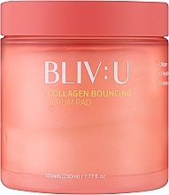 Парфумерія, косметика Педи з колагеном - Bliv:U Collagen Bouncing Serum Pad