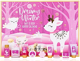 Духи, Парфюмерия, косметика Набор "Адвент календарь", 24 продукта - Accentra Dreamy Winter Bath & Body Advent Calendar