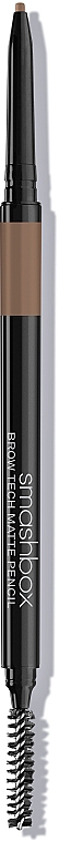 Олівець для брів зі щіточкою - Smashbox Brow Tech Matte Pencil — фото N1