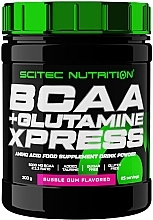 Амінокислота - Scitec Nutrition BCAA + Glutamine XPress Bubble Gum — фото N1