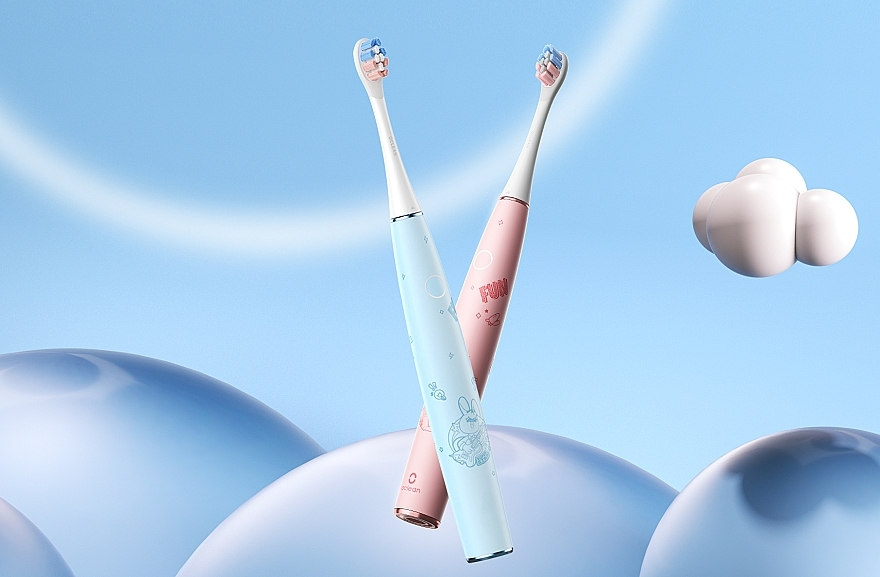 Электрическая зубная щетка Oclean Kids Pink, 2 насадки - Oclean Kids Electric Toothbrush Pink — фото N13
