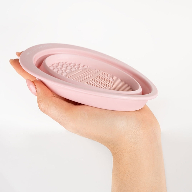 Миска-очиститель для кистей, силиконовая - Brushworks Silicone Makeup Brush Cleaning Bowl — фото N2