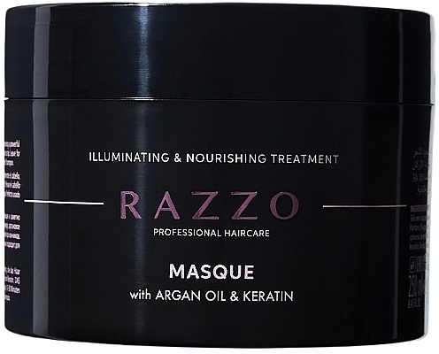 Маска для волос - Razzo Professional Hair Care Illuminating & Nourishing Treatment Masque — фото N1