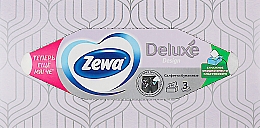 Парфумерія, косметика Серветки косметичні тришарові, бузкова упаковка з візерунком, 90 шт. - Zewa Deluxe