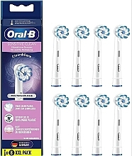 Змінні насадки для електричних зубних щіток, 8 шт. - Oral-B Sensi UltraThin Toothbrush Heads — фото N1
