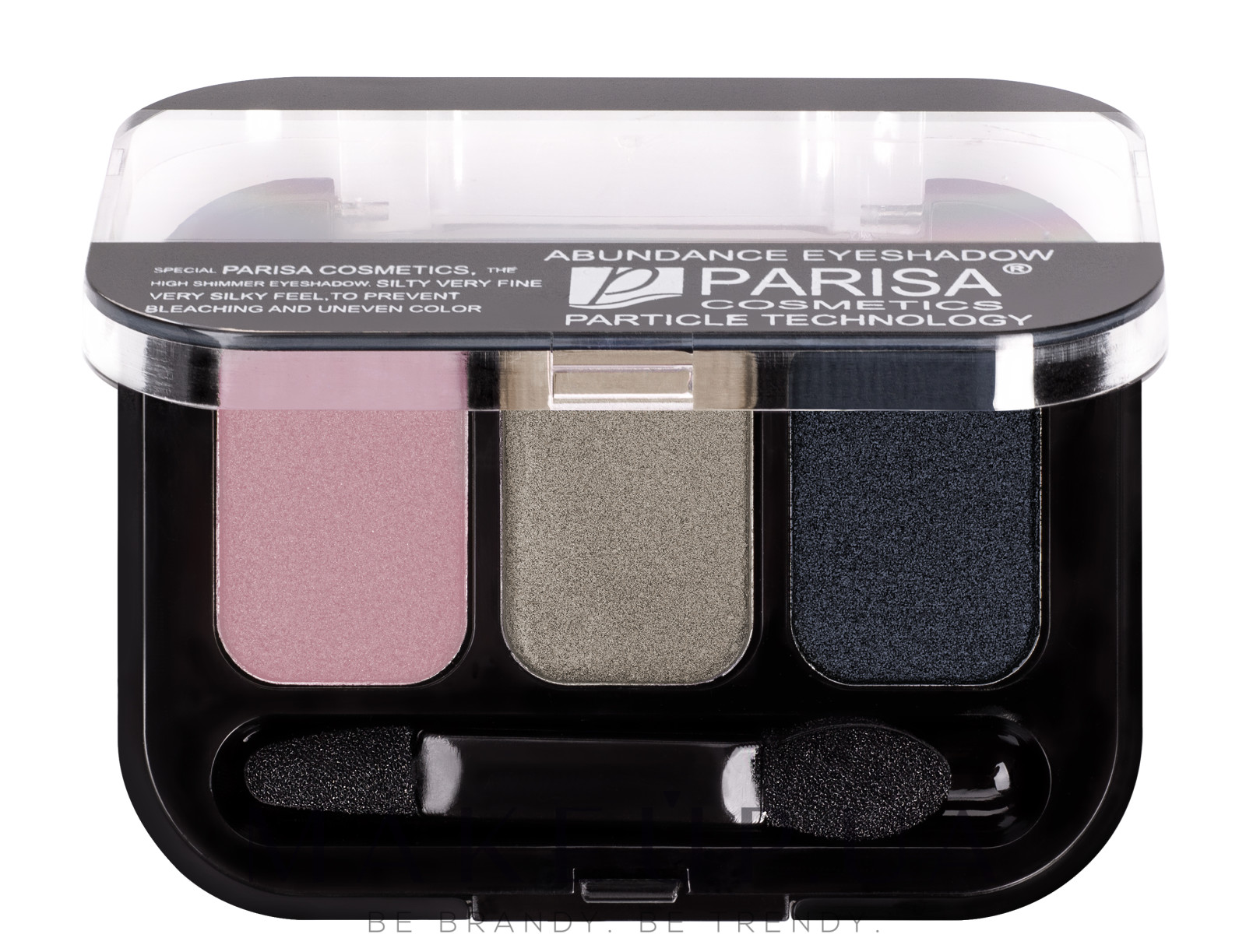 Потрійні тіні для повік E-403 - Parisa Cosmetics Eye Shadow Trio — фото №27