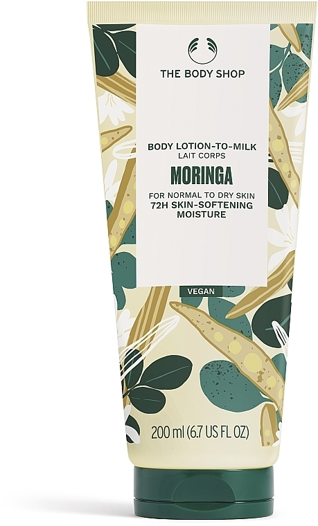 Молочко-лосьон для шелковистости кожи "Моринга" - The Body Shop Moringa Body Lotion — фото N1