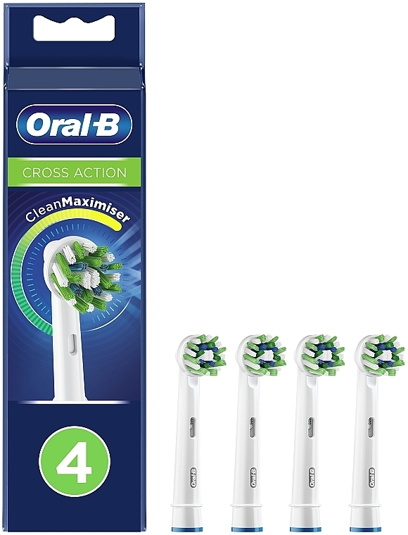 Сменная насадка для электрической зубной щетки, 4 шт. - Oral-B Cross Action Power Toothbrush Refill Heads