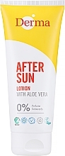 Лосьйон для засмаги, з екстрактом алоє - Derma After Sun Lotion Med Aloe Vera — фото N1