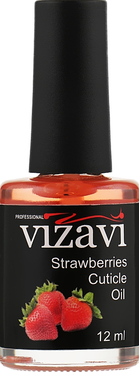 Масло для кутикулы "Клубника" - Vizavi Professional Cuticle Oil