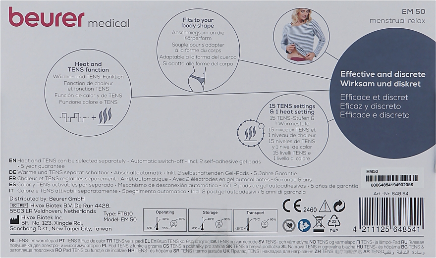 Електростимулятор EM 50 - Beurer Menstrual Relax — фото N2