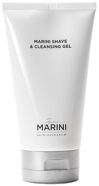 Чоловічий гель для вмивання та гоління зі зволожувальною і відновлювальною дією - Marini Shave & Cleansing Gel — фото N1