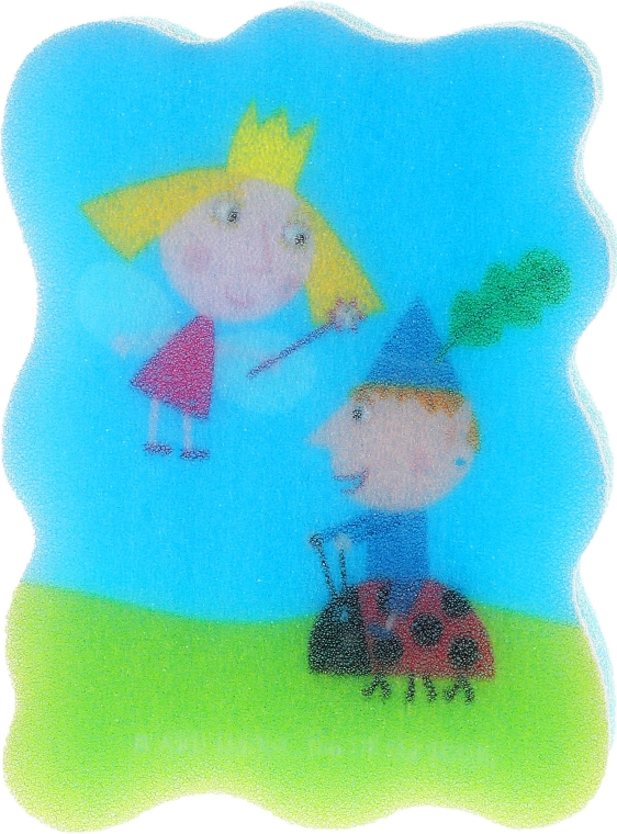 Мочалка банная детская, вариант 4 - Suavipiel Ben & Holly's Bath Sponge — фото N1