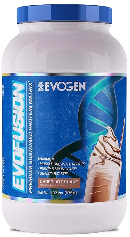 Протеин "Шоколадный шейк" - Evogen Evofusion Protein Blend Chocolate Shake — фото N1