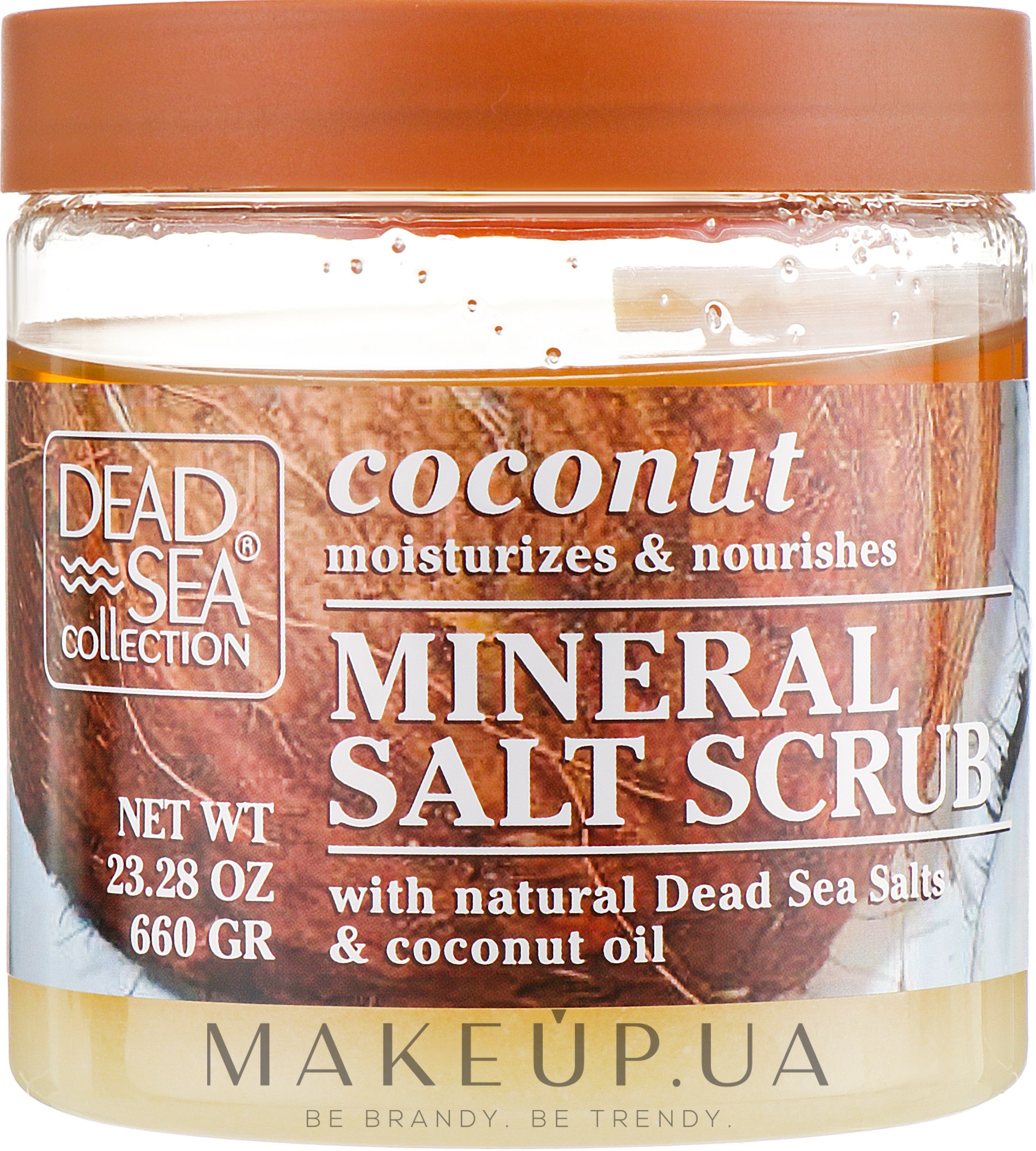 Скраб для тела с минералами Мертвого моря и маслом кокоса - Dead Sea Collection Coconut Salt Scrub — фото 660g