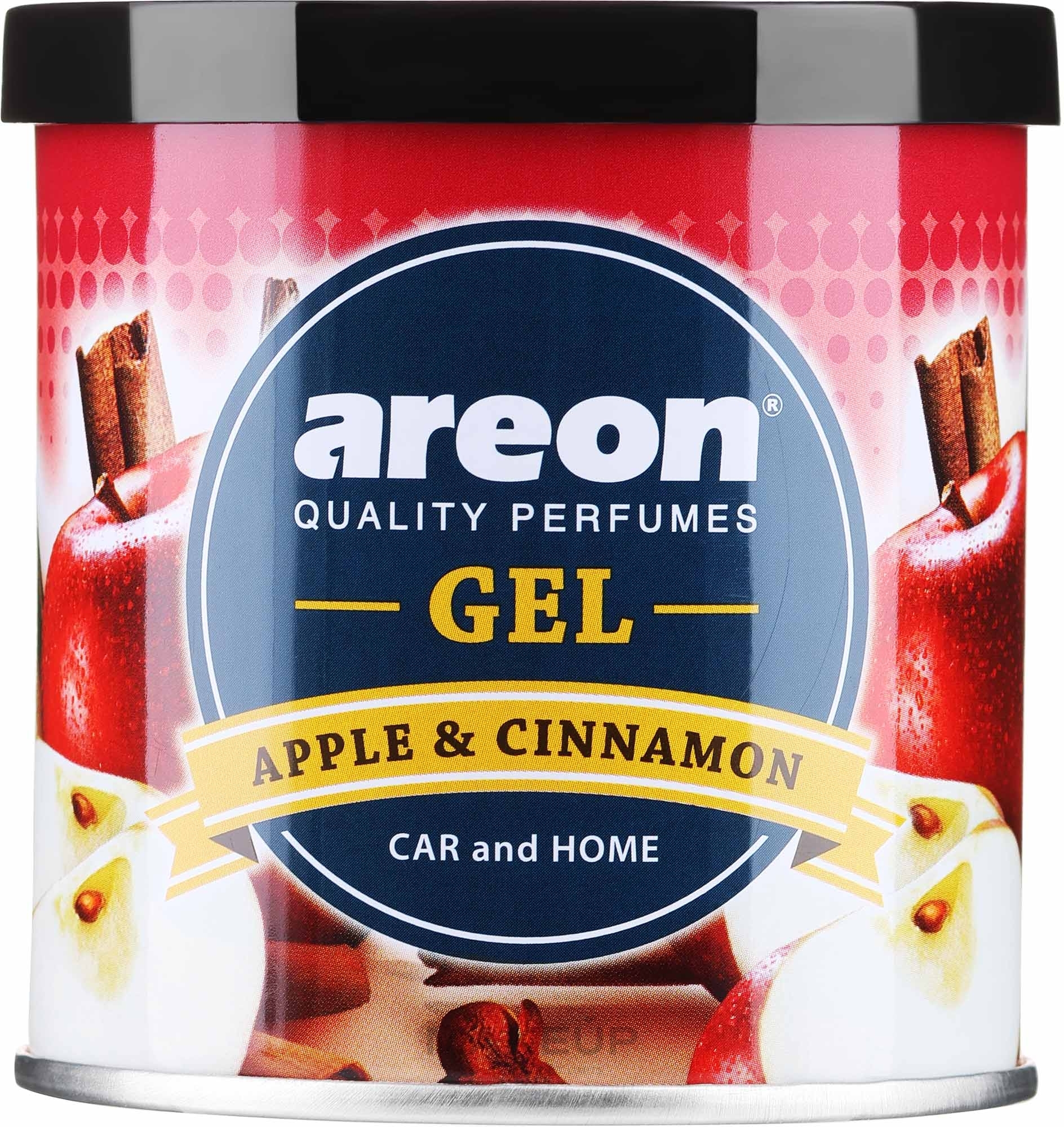 Ароматизований гель для повітря "Яблуко і кориця" - Areon Gel Can Apple & Cinnamon — фото 80g
