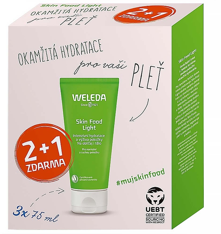 Набір - Weleda Skin Food Light Multipack (3x75ml) — фото N3