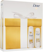 Духи, Парфюмерия, косметика Набор "Питающий уход" - Dove (sham/250ml + cond/200ml)