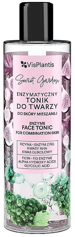Тонік для комбінованої шкіри - Vis Plantis Secret Garden Enzyme Face Tonic for Combination Skin — фото N1