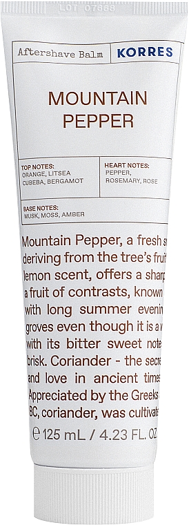 Korres Mountain Pepper - Бальзам после бритья — фото N1