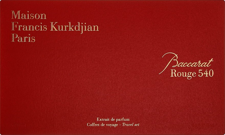 Maison Francis Kurkdjian Baccarat Rouge 540 - Набор (parfum/5x11ml) — фото N1
