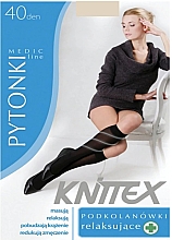 Гольфи розслаблювальні для жінок 40 Den, light visione - Knittex — фото N1