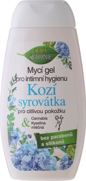 Гель для інтимної гігієни - Bione Cosmetics Goat Milk Intimate Wash — фото N1