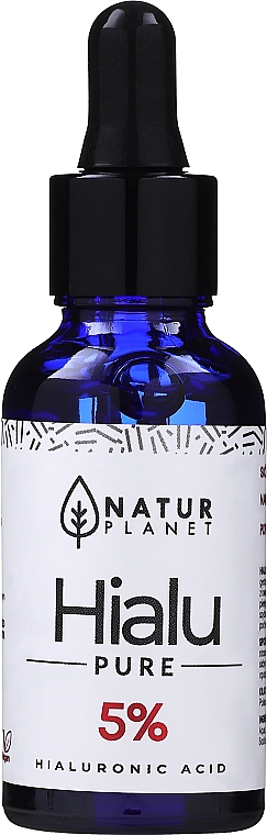 Сыворотка с гиалуроновой кислотой 5% - Natur Planet Hialu-Pure Forte 5% Hyaluronic Acid — фото N3