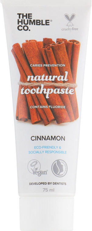 Натуральная зубная паста "Корица" - The Humble Co. Natural Toothpaste Cinnamon