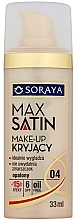 Парфумерія, косметика Тональний крем - Soraya Max Satin Make-up SPF6