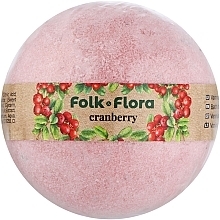Парфумерія, косметика Бомбочка для ванни "Журавлина" - Folk&Flora Bath Bombs