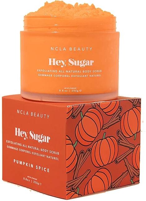 Натуральный скраб для тела - NCLA Beauty Hey, Sugar Exfoliating All Natural Body Scrub Pumpkin Spice — фото N1