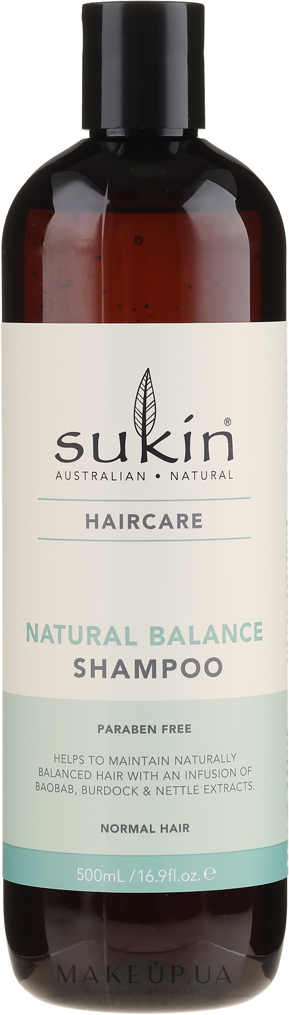 Шампунь для нормального волосся - Sukin Natural Balance Shampoo — фото 500ml
