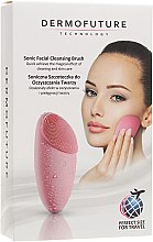 Электрощетка для очищения лица, розовая - DermoFuture Technology — фото N1