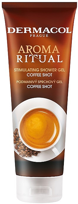 Гель для душу - Dermacol Aroma Ritual Stimulating Shower Gel Coffee Shot — фото N1
