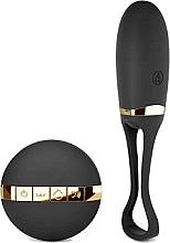 Виброяйцо - Marc Dorcel Secret Delight Black-Gold — фото N2