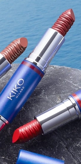 Помада та база для губ - Kiko Milano Blue Me 3d Effect Lipstick Duo — фото N3