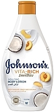 Духи, Парфюмерия, косметика Расслабляющий лосьон для тела с йогуртом, кокосом и экстрактом персика - Johnson’s® Vita-rich Smoothies 