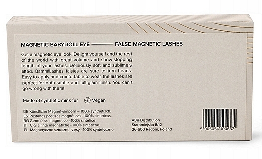 Накладні вії - Bamm!Lashes Magnetic Baby Doll Eye — фото N2