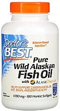 Парфумерія, косметика Чистий риб'ячий жир з дикої Аляски з AlaskOmega, капсули - Doctor's Best