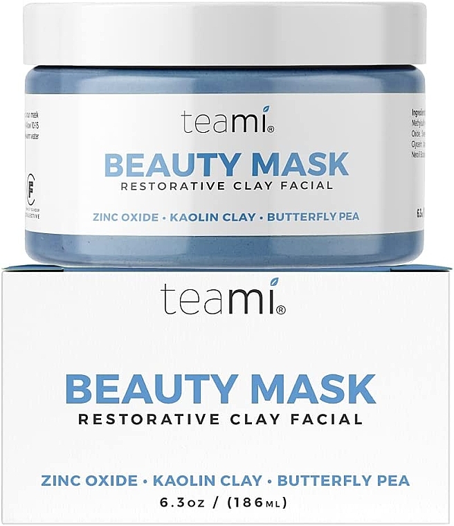 Восстанавливающая глиняная маска для лица - Teami Beauty Mask Restorative Clay Facial — фото N3