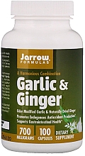 Духи, Парфюмерия, косметика Пищевые добавки "Чеснок и имбирь" - Jarrow Formulas Garlic & Ginger