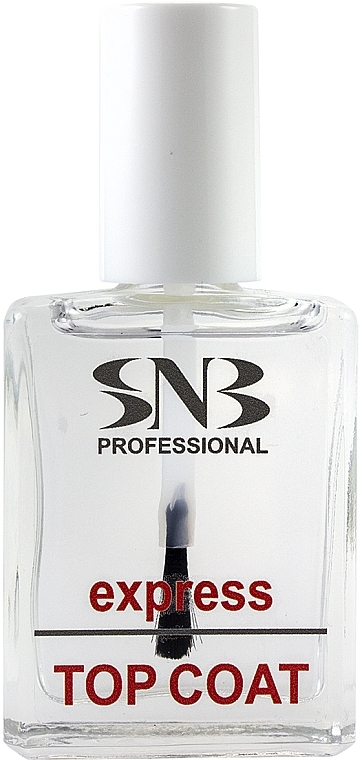 Верхнє покриття для нігтів - SNB Professional Express Top Coat — фото N1