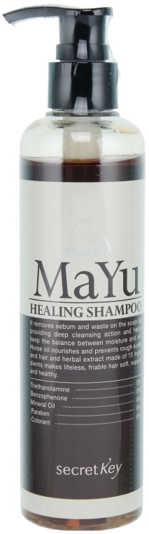 Конский укрепляющий шампунь - Secret Key Mayu Healing Shampoo