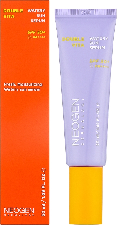 Сонцезахисна сироватка для обличчя - Neogen Dermalogy Double Vita Watery Sun Serum — фото N2