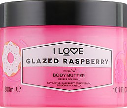 Масло для тела "Глазированная малина" - I Love Glazed Raspberry Body Butter  — фото N1